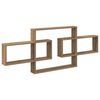 vidaXL Vegghylle Artisan eik 130 x 10 x 50 cm Konstruert tre