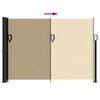 vidaXL Uttrekkbar sidemarkise beige 140x300 cm