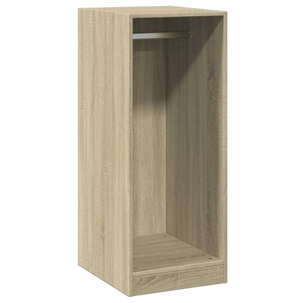 vidaXL Garderobe sonoma eik 48x41x102 cm konstruert tre