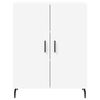 vidaXL Highboard hvit 69,5x34x180 cm konstruert tre
