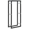 vidaXL Vedstativ svart 44x20x100 cm st&aring;l