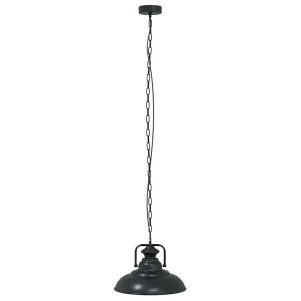 vidaXL Pendellampe E27 svart Ø 31 cm jern