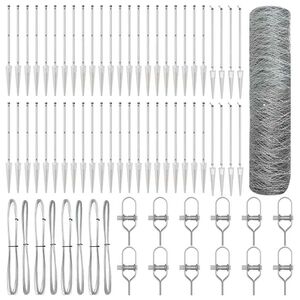 vidaXL Gjerdep&aring;le s&oslash;lv 100 x 0,5 m (36 mm netting) St&aring;l