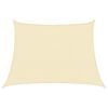 vidaXL Solseil 160 g/m&sup2; kremhvit 4/5x3 m HDPE