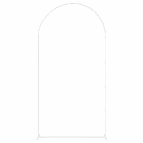 vidaXL Bryllupsbue Hvit 100 x 39 x 200 cm St&aring;l