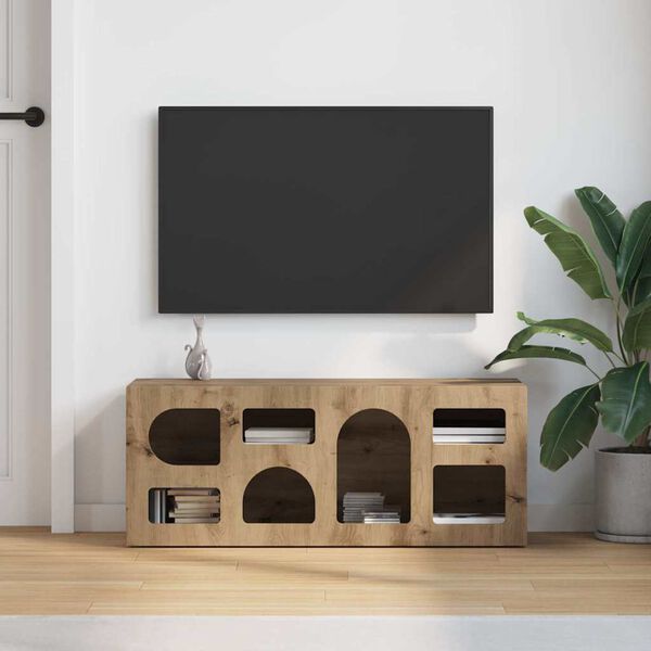 vidaXL TV-skap Artisan Eik 100 x 35 x 40 cm Konstruert tre