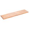 vidaXL Bordplate lysebrun 180x50x(2-6)cm behandlet heltre naturlig