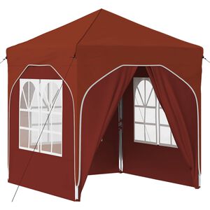 vidaXL Pop-up Festtelt 192 x 192 x 245 cm Terrakotta