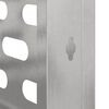 vidaXL Deksel til klimaanlegg sølv 110 x 50 x 105 cm Rustfritt stål