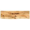 vidaXL Bordplate 100x30x2,5 cm naturlig kant grovt heltre mangotre