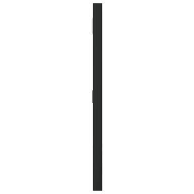vidaXL Veggspeil svart 30x30 cm buet jern