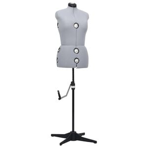 vidaXL Justerbar utstillingsdukke kvinne M st&oslash;rrelse 40-46 gr&aring;