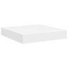 vidaXL Flytende vegghyller 4 stk hvit 23x23,5x3,8 cm MDF