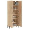 vidaXL Highboard sonoma eik 69,5x34x180 cm konstruert tre