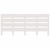 vidaXL Sengegavl hvit 160x3x80 cm heltre furu