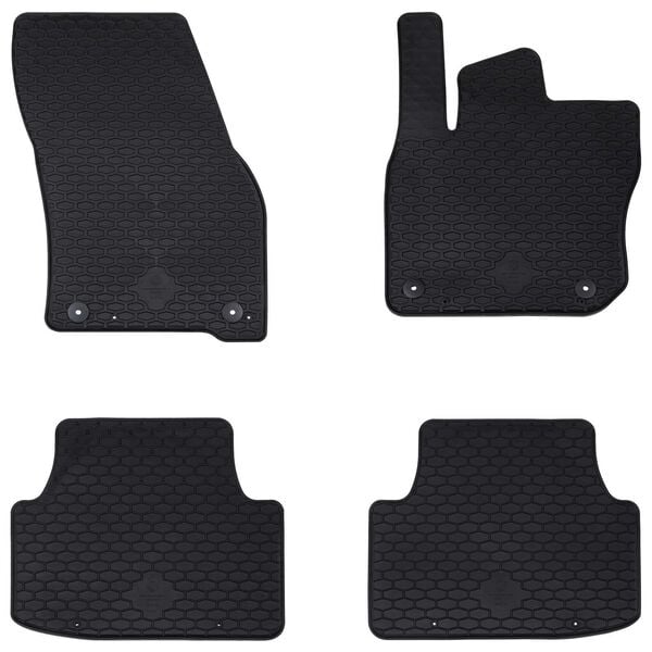 vidaXL Bilmatte 4 pcs Svart egnet for VW TIGUAN MHEV & PHEV 2024- Gummi
