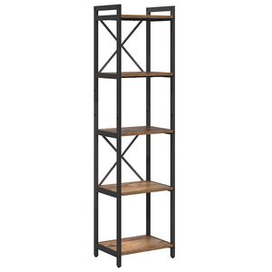 vidaXL Bokhylle Gammelt tre 40 x 30 x 155 cm Konstruert tre