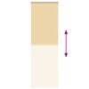 vidaXL Rullegardin lystette 75x230 cm stoff bredde 70,7 cm polyester