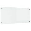 vidaXL Kjøkkenbakplate Gjennomsiktig 90 x 40 cm herdet glass