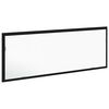 vidaXL LED Badevindu Veggmontert Svart Eik 100 x 8,5 x 37 cm Glass