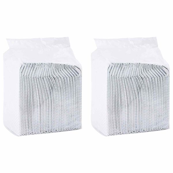 vidaXL Treningspad for kj&aelig;ledyr Ensfarget 100 pcs 120 x 80 cm