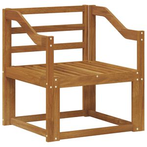 vidaXL Utesofa Solid akasietre Naturlig