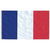 vidaXL Fransk flagg 90x150 cm