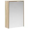vidaXL Baderomsspeilskap Sonoma eik 43 x 16 x 62.5 cm Konstruert tre