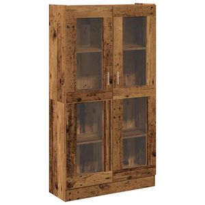 vidaXL Highboard gammelt tre 82,5x30,5x150 cm konstruert tre