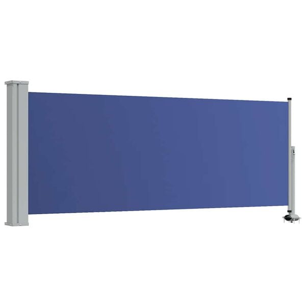 vidaXL Uttrekkbar sidemarkise 100x300 cm bl&aring;
