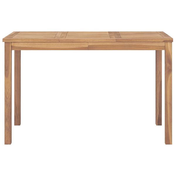 vidaXL Utendørs spisebord 120x70x77 cm heltre teak