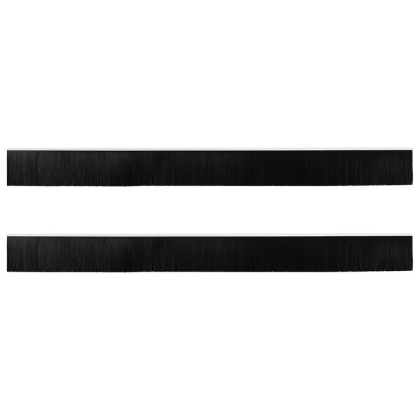 vidaXL Selvh&auml;ftende d&oslash;rb&oslash;rstetninger 2 pcs Hvit 100 cm