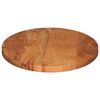 vidaXL Bordplate 120x50x3,8 cm oval heltre akasie