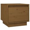 vidaXL Nattbord 2 stk honningbrun 35x34x32 cm heltre furu