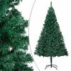 vidaXL Forh&aring;ndsbelyst kunstig juletre med kulesett gr&oslash;nn 120 cm PVC