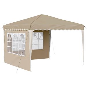 vidaXL Pop-up Festtelt Krem 288 x 288 x 245 cm Oxford Stoff