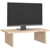 vidaXL Monitorstativ 50x27x15 cm heltre furu