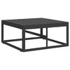 vidaXL Utend&oslash;rs M&oslash;bler Metall Svart 70 x 70 x 32 cm