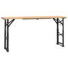 vidaXL Sammenleggbart &oslash;lbord 170x50x75/105 cm heltre gran