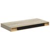 vidaXL Flytende vegghylle eik 50x23x3,8 cm MDF