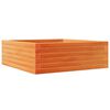 vidaXL Plantekasse voksbrun 70x70x23 cm heltre furu