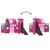 vidaXL Barns Lofteseng Svart og Rosa 79,5 x 200 cm Metall