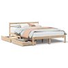 vidaXL Sengeramme uten madrass 120x190 cm heltre furu