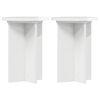 vidaXL Planteholder 2 stk. H&oslash;gglans hvit &Oslash;29,5 x 40 cm Konstruert tre