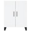 vidaXL Highboard hvit 69,5x34x180 cm konstruert tre