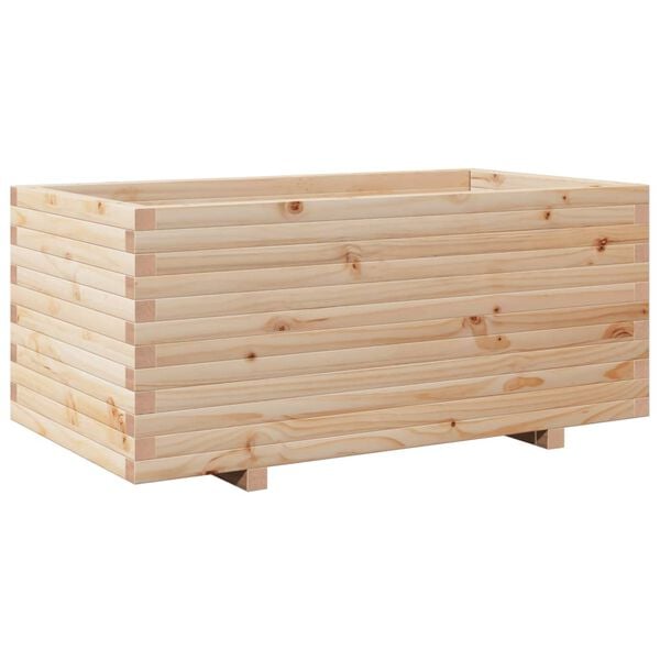 vidaXL Plantekasse 110x60x49,5 cm heltre furu