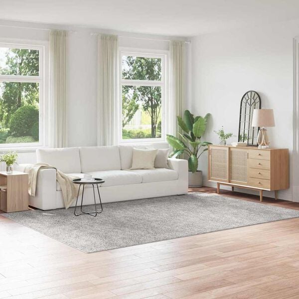 vidaXL Anti-sklisikker Shaggy Teppe Gr&aring; 240 x 340 cm PP