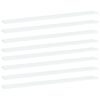 vidaXL Hylleplater 8 stk hvit 100x10x1,5 cm sponplate