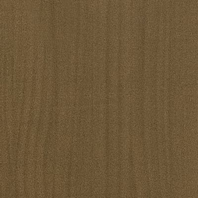 vidaXL Salongbord 50x50x33,5 cm heltre furu honningbrun