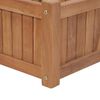 vidaXL H&oslash;ybed 200x30x25 cm heltre teak